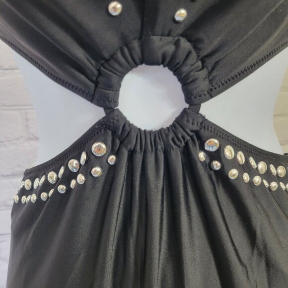 Bar III Women's Tell Me About It Stud One-Piece Swimsuit - Picture 2 of 7